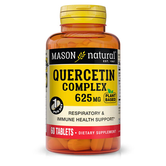 Основне фото товару Plant Based Quercetin Complex Основне фото товару Mason, Plant Based Quercetin Complex, Кверцетин, 60 капсул