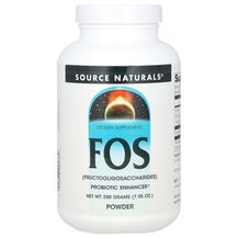 Фруктоолігосахариди FOS Powder Source Naturals 200 г