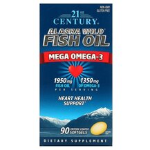 Alaska Mega Omega-3 1950 mg / 1350 mg Омега 3 21st Century Alaska Mega Omega-3 1950 mg / 1350 mg Омега 3 21st Century