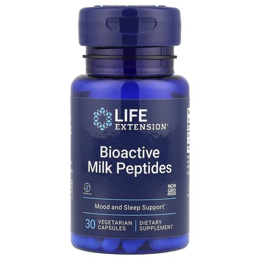 Основне фото товару Bioactive Milk Peptides Основне фото товару Bioactive Milk Peptides, Біоактивні молочні пептиди, 30 капсул