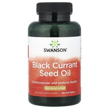 Black Currant Seed Oil 500 mg Черная смородина Swanson
