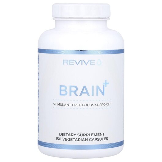 Основне фото товару Brain+ Основне фото товару Revive, Brain+, Підтримка мозку, 150 капсул