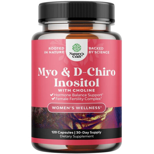 Основное фото товара Myo & D-Chiro Inositol with Choline Основное фото товара Мио-инозитол, Myo & D-Chiro Inositol with Choline, 120 капсул