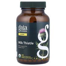 Milk Thistle Seed Расторопша Gaia Herbs 120 капсул Milk Thistle Seed Расторопша Gaia Herbs 120 капсул