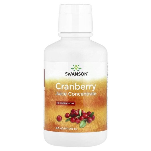 Основне фото товару Swanson, Cranberry Juice Concentrate, Журавлина, 473 мл