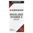 Фото товара Kirkman, Мицелизированный Витамин А, Mycellized Vitamin A Drops, 