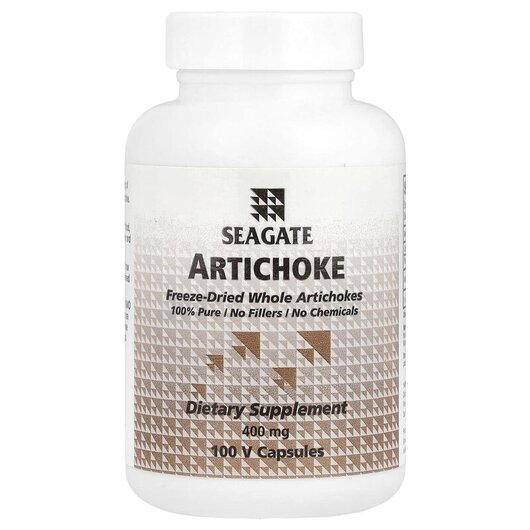 Основне фото товару Seagate, Artichoke 400 mg, Екстракт Артишока, 100 капсул