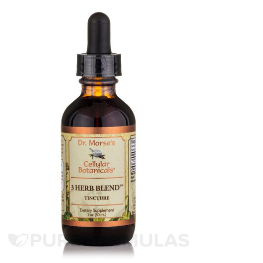 Основне фото товару Doctor Morse's, 3 Herb Blend Tincture, Трави, 60 мл