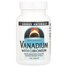 Vanadium With Chromium Хром Source Naturals 180 таблеток Vanadium With Chromium Хром Source Naturals 180 таблеток