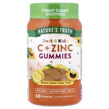 Just 4 Kids Vitamin C + Zinc Витамин C для детей Nature's