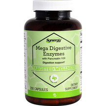 Synergy Mega Digestive Enzymes With Pancreatin 10X Synergy Mega Digestive Enzymes With Pancreatin 10X