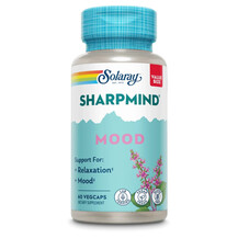 SharpMind Mood Поддержка мозга Solaray 30 капсул