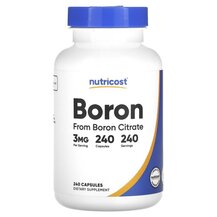 Boron 3 mg Бор Nutricost 240 капсул