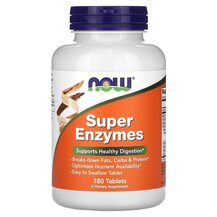 Super Enzymes Супер Энзимы NOW Foods 180 Таблеток