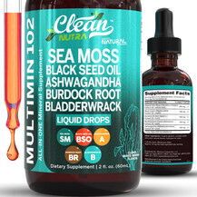 Organic Sea Moss Drops Ирландский морской мох Clean 60 мл