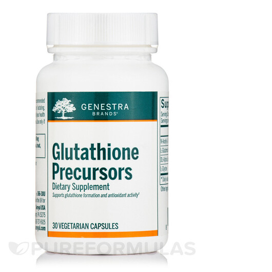 Основное фото товара Glutathione Precursors Основное фото товара Genestra, L-Глутатион, Glutathione Precursors, 30 капсул