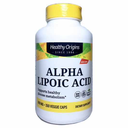 Основное фото товара Alpha Lipoic Acid 600 mg Основное фото товара Healthy Origins, Альфа-липоевая, Alpha Lipoic Acid 600 mg, 150 ка
