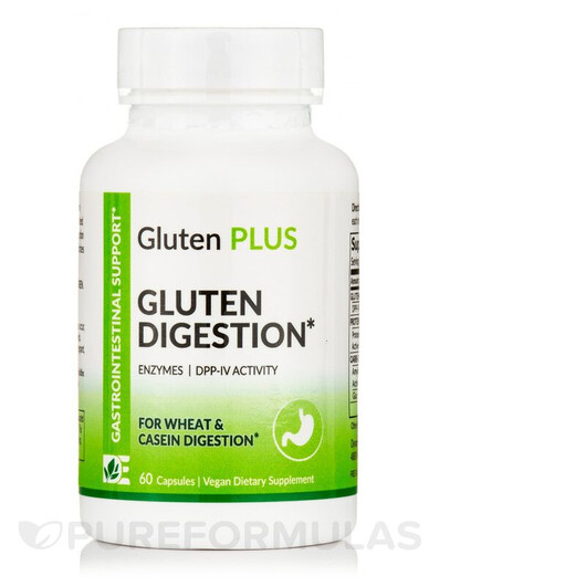 Основное фото товара Gluten Plus Extra Strength Gluten Digestion Основное фото товара Ферменты, Gluten Plus Extra Strength Gluten Digestion, 60 капсул