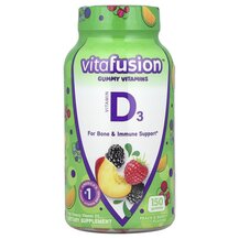 Вітамін D3 Vitamin D3 Natural Peach & Berry Flavors 50 mcg