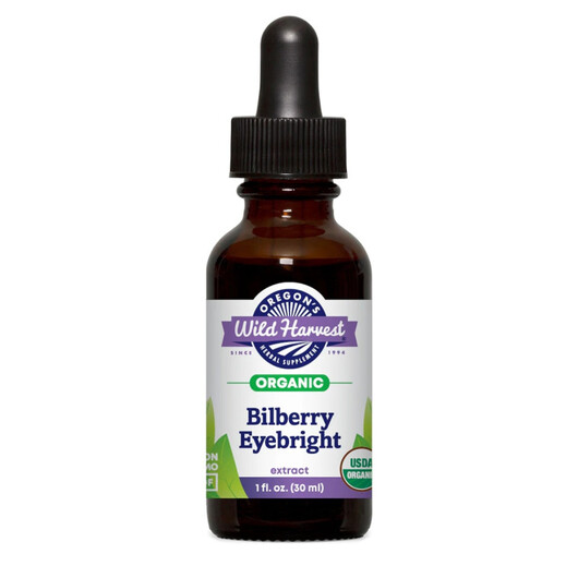 Основное фото товара Organic Bilberry Eyebright Extract Основное фото товара Черника, Organic Bilberry Eyebright Extract, 30 мл