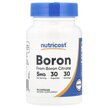 Фото товара Nutricost, Бор, Boron 5 mg, 30 капсул
