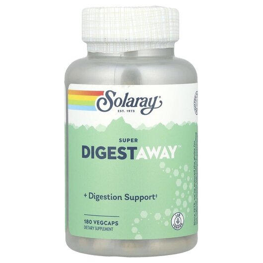 Основное фото товара Solaray, Ферменты, Super Digestaway Digestive Enzyme Blend, 180 к