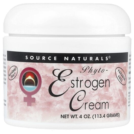 Основное фото товара Source Naturals, Фитоэстрогенный крем, Phyto-Estrogen Cream, 113.