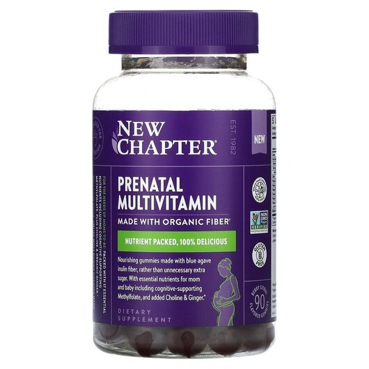 Основне фото товару Prenatal Multivitamin Berry, Вітаміни для вагітних, 90 Flavored G