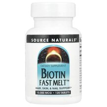 Вітамін B7 Біотин Biotin Fast Melt 10000 mcg Source Вітамін B7 Біотин Biotin Fast Melt 10000 mcg Source