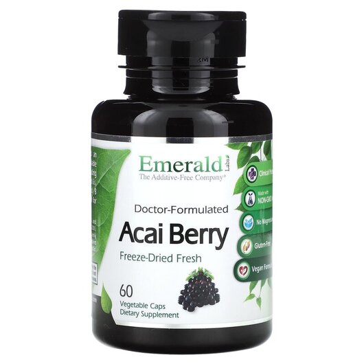 Основное фото товара Emerald, Ягоды Асаи, Acai Berry, 60 капсул
