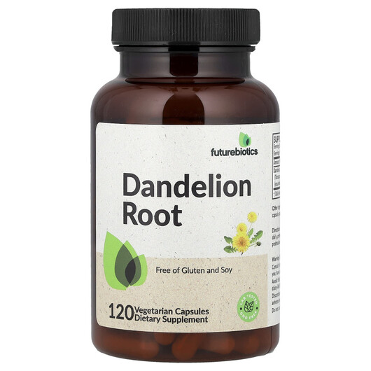 Основне фото товару Future Biotics, Dandelion Root, Кульбаба, 120 капсул