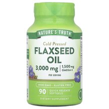 Flaxseed Oil 3000 mg Льняное Масло Nature's Truth
