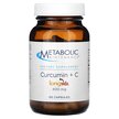 Фото товара Curcumin + C 400 mg Фото товара Metabolic Maintenance, Куркумин, Curcumin + C 400 mg, 60 капсул