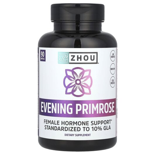 Основное фото товара Evening Primrose Female Hormone Support 1400 mg Основное фото товара Evening Primrose Female Hormone Support, Поддержка гормонов, 90 S