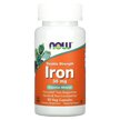 Фото товара Iron Double Strength 36 mg Фото товара NOW Foods, Железо 36 мг, Double Strength Iron 36 mg, 90 капсул