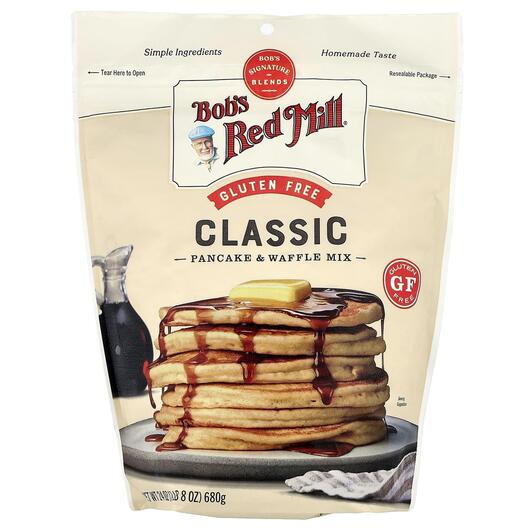 Основное фото товара Pancake Mix Gluten Free Основное фото товара Bob's Red Mill, Мука, Pancake Mix Gluten Free, 680 г