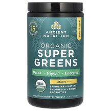 Organic SuperGreens Mango Суперфуд Ancient Nutrition