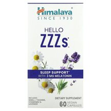 Hello ZZZs Поддержка сна Himalaya 60 капсул Hello ZZZs Поддержка сна Himalaya 60 капсул