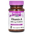Фото товара Vitamin A 10000 IU Фото товара Bluebonnet Nutrition, Витамин А, Vitamin A 10000 IU, 100 капсул