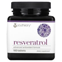 Resveratrol Ресвератрол Youtheory 160 таблеток