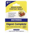 Фото товару Enzymedica, Digest Complete Enzyme, Травні ферменти, 30 капсул