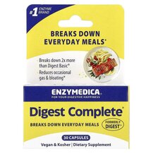 Digest Complete Enzyme Пищеварительные ферменты Enzymedica