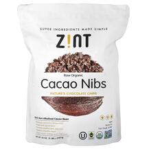Raw Organic Cacao Nibs Какао в порошке Zint 907 г
