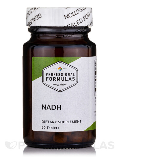 Основне фото товару Professional Formulas, NADH, НАДН, 60 таблеток