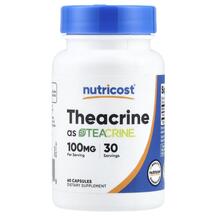 Theacrine as Teacrine Кофеин Nutricost 60 капсул