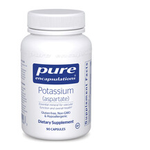 Potassium Aspartate Калий Pure Encapsulations 90 капсул