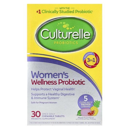 Основне фото товару Women's Wellness Probiotic, Пробіотики для жінок, 30 таблето