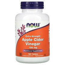 Яблучний оцет 750 мг Екстра Apple Cider Vinegar NOW Foods Яблучний оцет 750 мг Екстра Apple Cider Vinegar NOW Foods