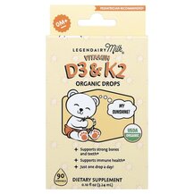Vitamin D3 & K2 Organic Drops 0 + Months Витамины D3 + K2 Vitamin D3 & K2 Organic Drops 0 + Months Витамины D3 + K2