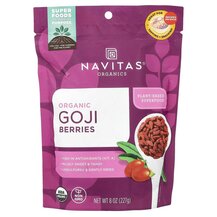 Organic Goji Berries Ягоды Годжи Navitas Organics 227 г Organic Goji Berries Ягоды Годжи Navitas Organics 227 г
